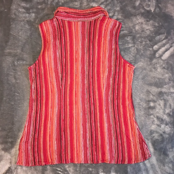 St Johns Bay Sleeveless Top Petite Small - Picture 2 of 5